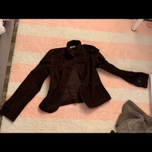 Ann Taylor LOFT brown corduroy jacket